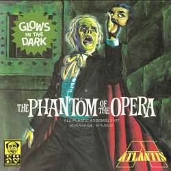 Model Plastikowy - ATLANTIS Models Figurka "Upiór w Operze" 1:8 Phantom of the Opera Square Box Glow in the Dark Edition - AMCA451